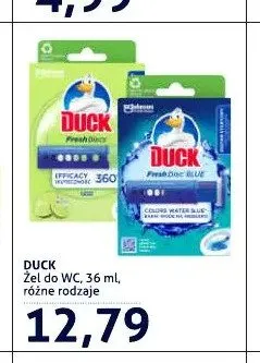 Krążki żelowe do WC Duck Fresh Discs Marine promocja w Blue Stop
