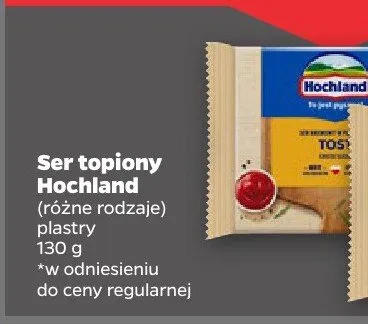 Ser topiony Tostowy Hochland promocja w Netto