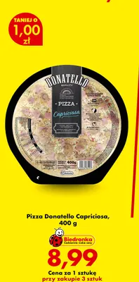 Pizza Donatello Capriciosa promocja w Biedronka