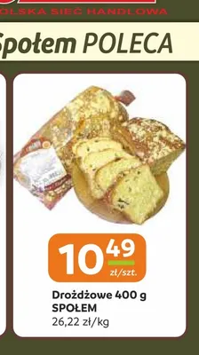 Drożdżowe Społem promocja w Społem Częstochowa