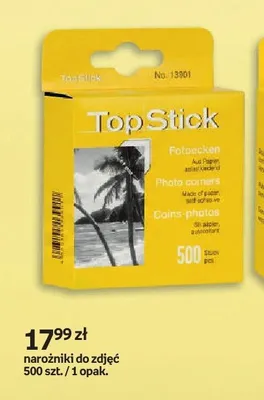 Narożniki do zdjęć Top Stick 500 szt. promocja w Empik