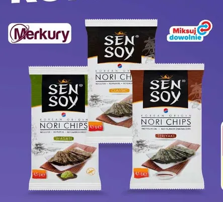 Chipsy nori Sen Soy teriyaki promocja w Carrefour Market