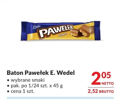Baton Pawełek promocja w Makro
