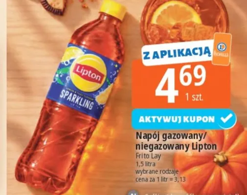 Napój gazowany Lipton promocja w Leclerc