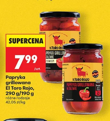 Papryka grillowana El Toro Rojo promocja w Biedronka