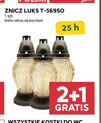 Znicz Luks T-569SO promocja w Stokrotka