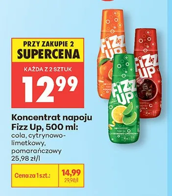 Koncentrat napoju Fizz Up promocja w Biedronka