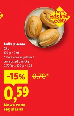 Bułka pszenna promocja w Lidl