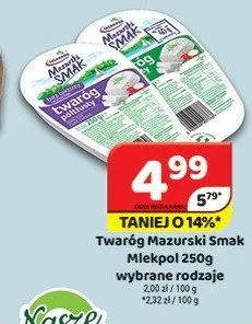Twaróg Mazurski Smak Mlekpol promocja w Delfin