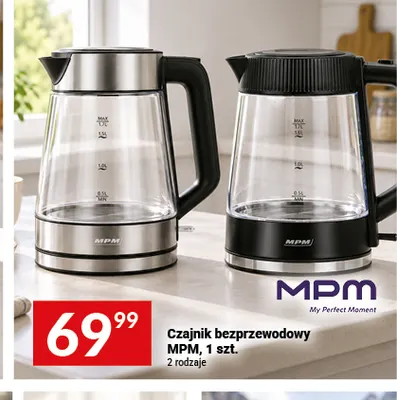 Czajnik bezprzewodowy Mpm promocja w Twój Market