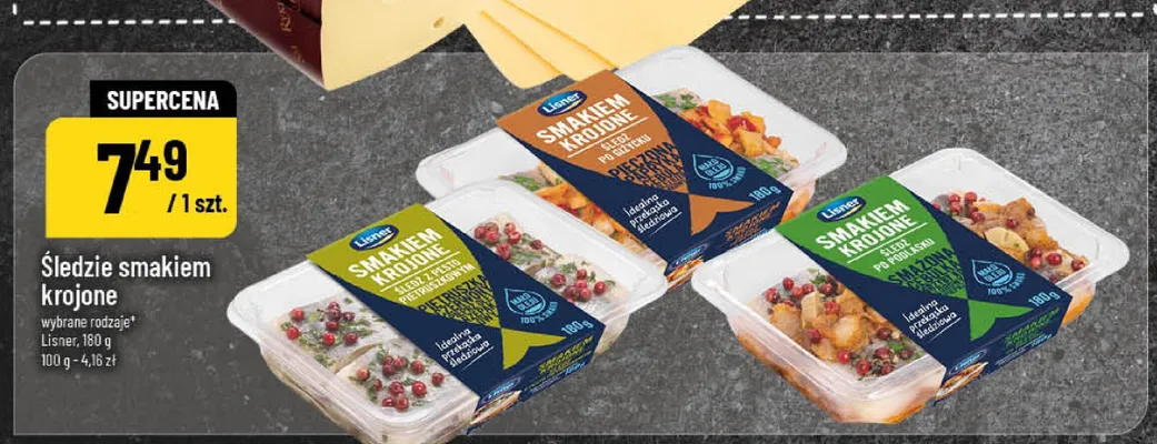 Śledzie smakiem krojone promocja w POLOmarket