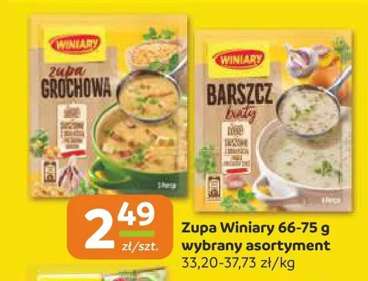 Zupa grochowa Winiary promocja w Społem Częstochowa