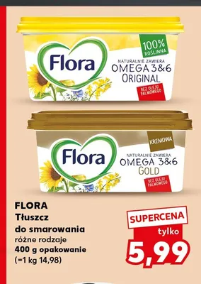 Tłuszcz do smarowania Original Flora promocja w Kaufland