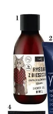 Żel pod prysznic męski 8 w 1 Laq Ryszard z Bieszczad promocja w Hebe