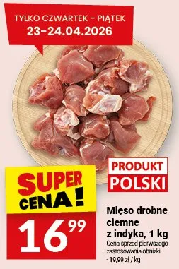 Mięso drobne ciemne z indyka promocja w Twój Market