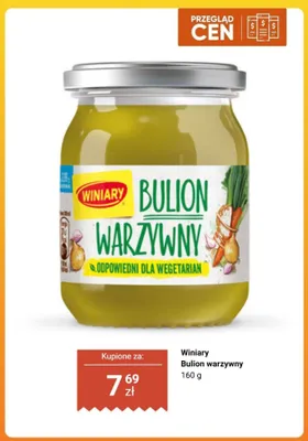 Bulion warzywny Winiary promocja w Biedronka