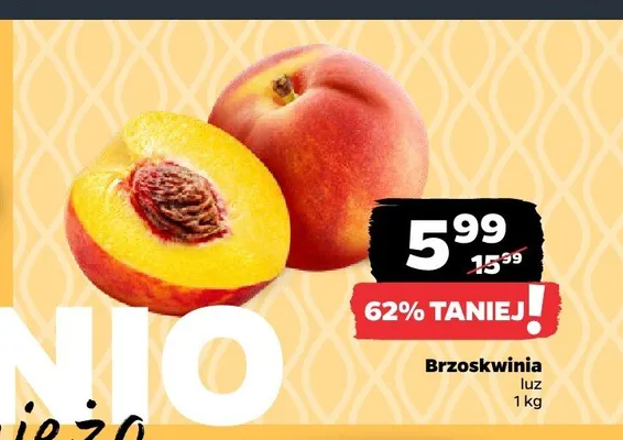 Brzoskwinia luz promocja w Netto