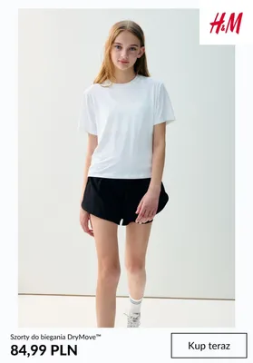 Szorty do biegania DryMove™ H&M promocja w H&M