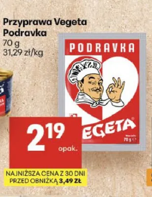 Przyprawa Vegeta Podravka promocja w Delikatesy Centrum