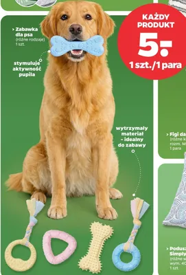 Zabawka dla psa promocja w Netto