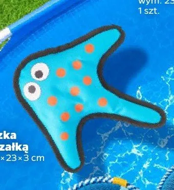 Pływająca zabawka dla psa Płaszczka z piszczałką promocja w Netto