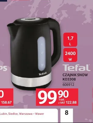 Czajnik Tefal Snow KO3308 1,7 l promocja w Selgros