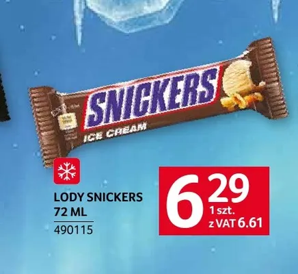 Lody Snickers promocja w Selgros