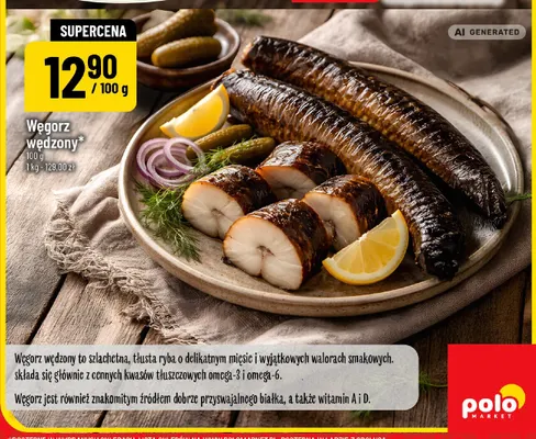 Węgorz wędzony promocja w POLOmarket