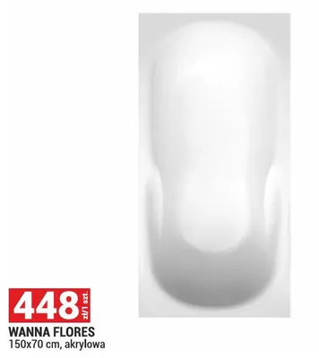 Wanna Flores 150x70cm akrylowa promocja w Merkury Market