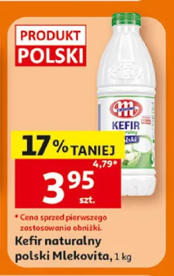 Kefir naturalny Mlekovita promocja w Auchan