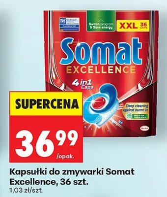 Kapsułki do zmywarki Excellence 4in1, 36 szt. promocja w Biedronka