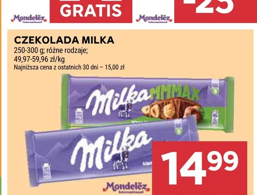 Czekolada Milka promocja w Stokrotka