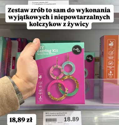 Zestaw DIY do samodzielnego tworzenia biżuterii promocja w Action