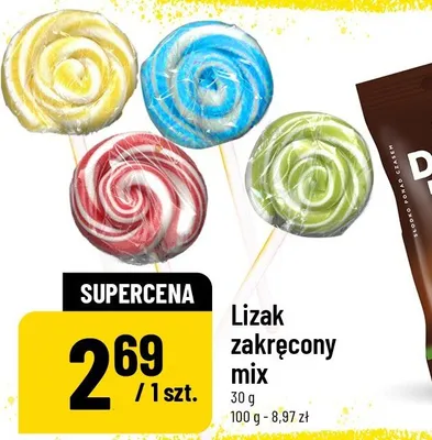 Lizak zakręcony mix promocja w POLOmarket