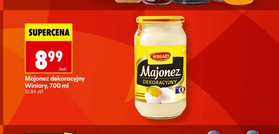 Majonez dekoracyjny Winiary promocja w Biedronka