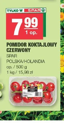 Pomidor koktajlowy czerwony SPAR promocja w SPAR