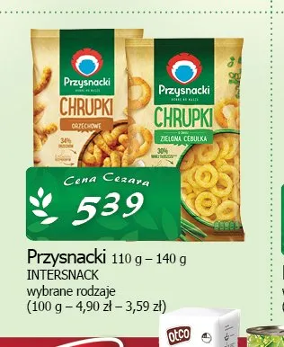 Przysnacki Intersnack promocja w CEZAR Delikatesy