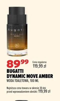 Woda toaletowa Bugatti Dynamic Move Amber promocja w Drogerie Natura