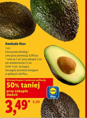 Awokado Hass promocja w Lidl
