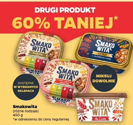 Margaryna Smakowita de Luxe promocja w Netto