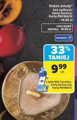 Kokos młody promocja w Carrefour