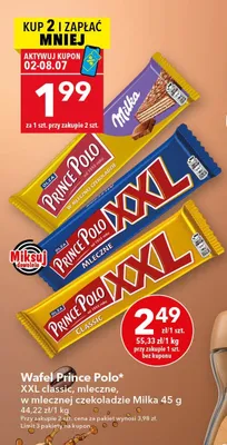Wafel Prince Polo XXL Classic promocja w LEWIATAN