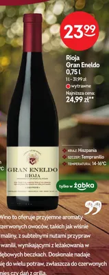 Wino czerwone Rioja Gran Eneldo promocja w Żabka