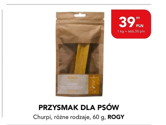 Przysmak dla psów Rogy Churpi promocja w Aquael zoo