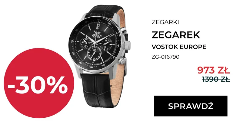 Zegarek Vostok Europe promocja w Briju