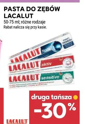 Pasta do zębów Lacalut promocja w Stokrotka