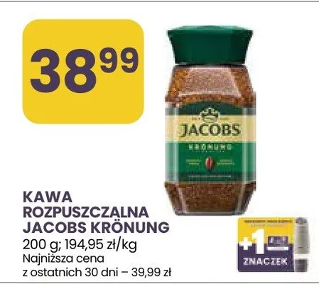 Kawa rozpuszczalna Jacobs Krönung promocja w Stokrotka