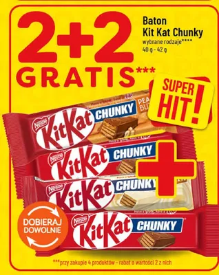 Baton Kit Kat Chunky promocja w POLOmarket