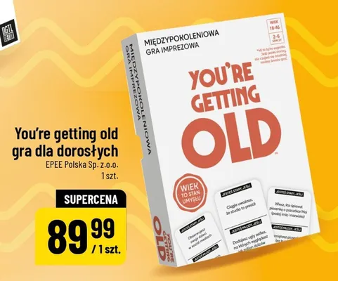 Gra You're getting old dla dorosłych promocja w POLOmarket
