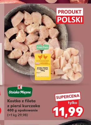 Kostka z fileta z piersi kurczaka Stoisko Mięsne promocja w Kaufland
